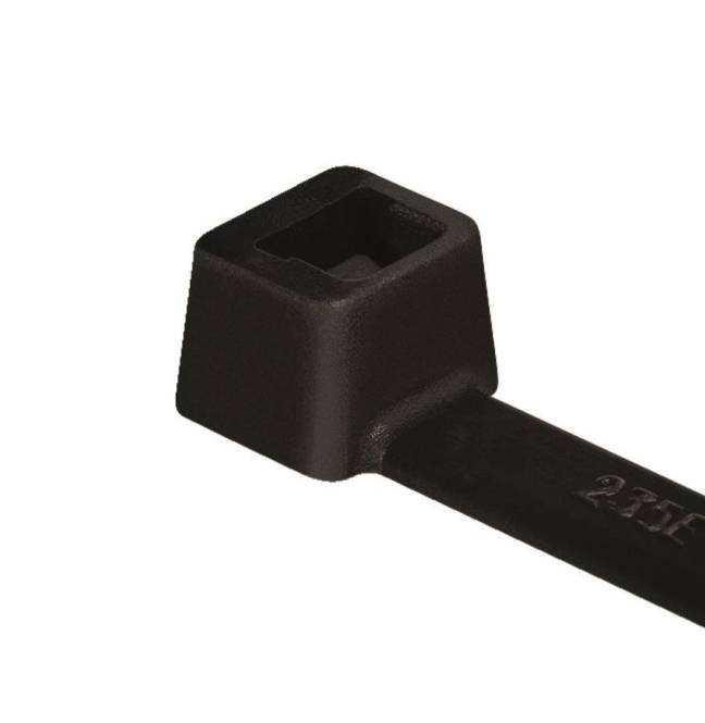 Hellermann T18L-PA66-BK(100) Kabelbinder 205x2,5mm schwarz 111-02110 (Inhalt 100 Stück)
