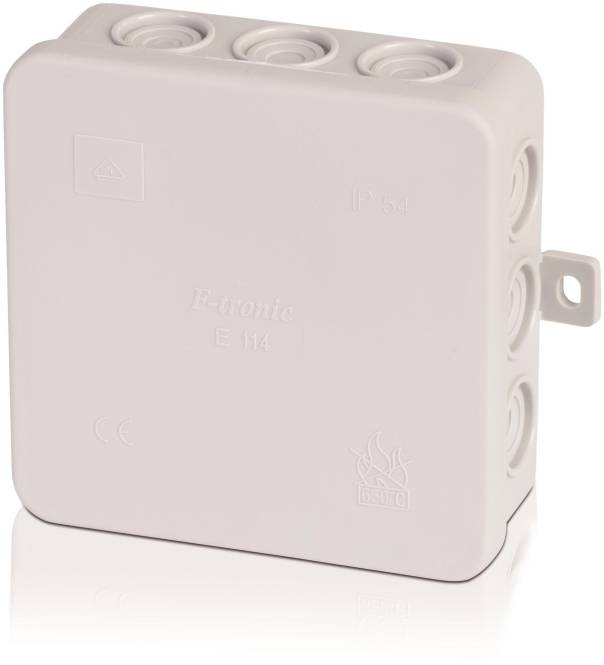 FTRO FR-Abzweigkasten IP54 E114 100x100x40mm (Inhalt 10 Stück) Install.Baumaterial Inst.Dosen