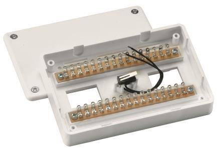 ABUS Aufputz-Lötverteiler 32- VT4100W polig weiss VdS-C Install.Baumaterial Hauskomm/Batt/Sicher