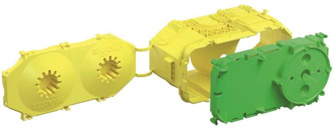 Kaiser Betonbau B1 Electronic- 1268-01 Dose 2-teilig EBöffnung d:60 Install.Baumaterial Inst.Dosen