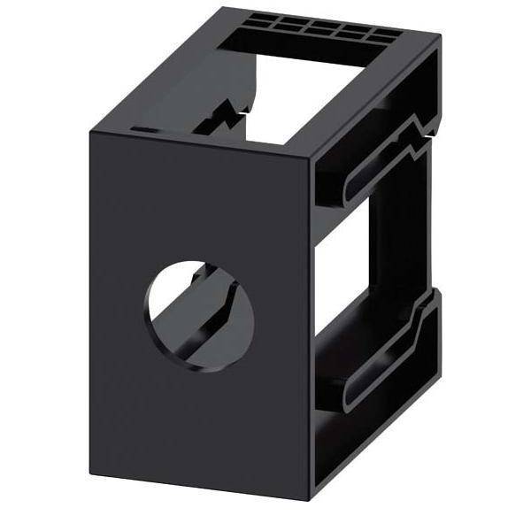 SIEM 3SU1900-0KH80-0AA0 Hutschienenmontage-Adapter, schwarz Industriematerial Ind-Schaltgeraete
