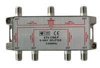 KREI SAT-Verteiler 6-fach STV 1786 DC 5-2250MHz Class A Install.Baumaterial Antennen
