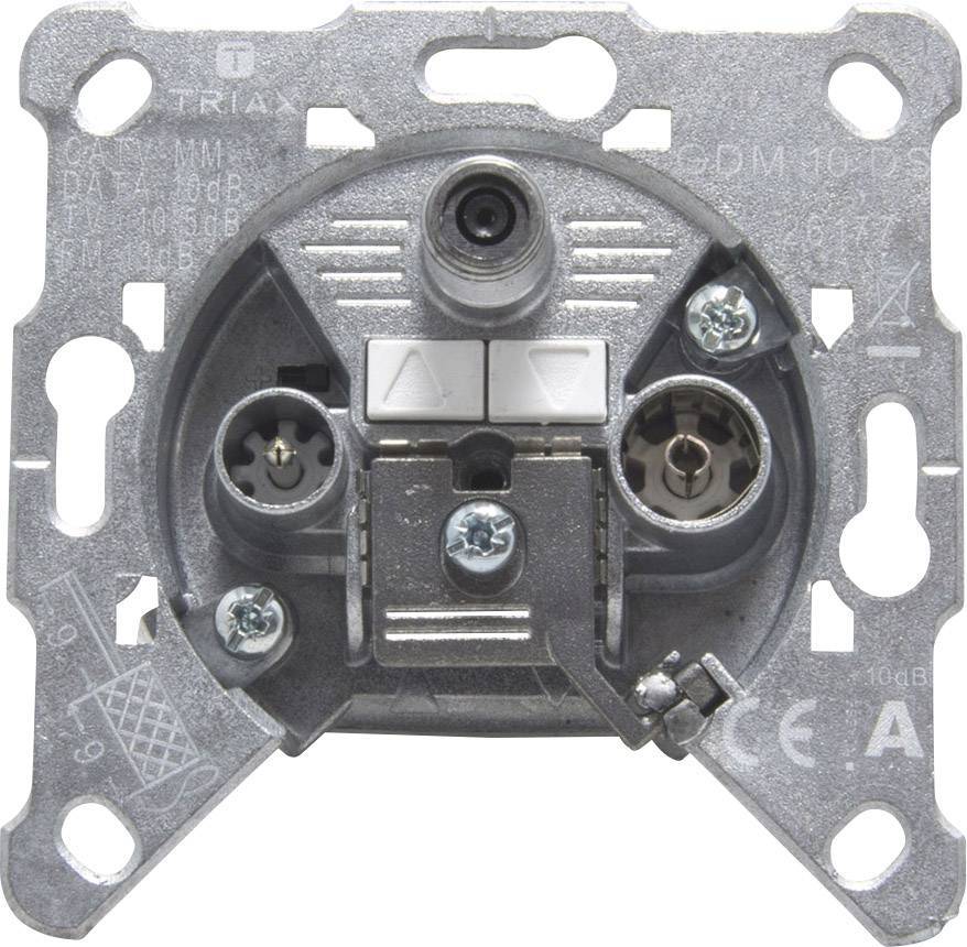 TRIAX 3fach Durchgangsdose GDM 10 DOCIS 3.1 5-1800 Mhz 306272 Install.Baumaterial Antennen