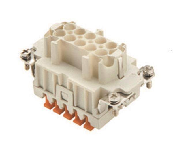 ILME Buchseneinsatz Gr.57.27 CSHF 10 10P+PE Silber SQUICH 16A 500V Industriematerial Steckverbinder