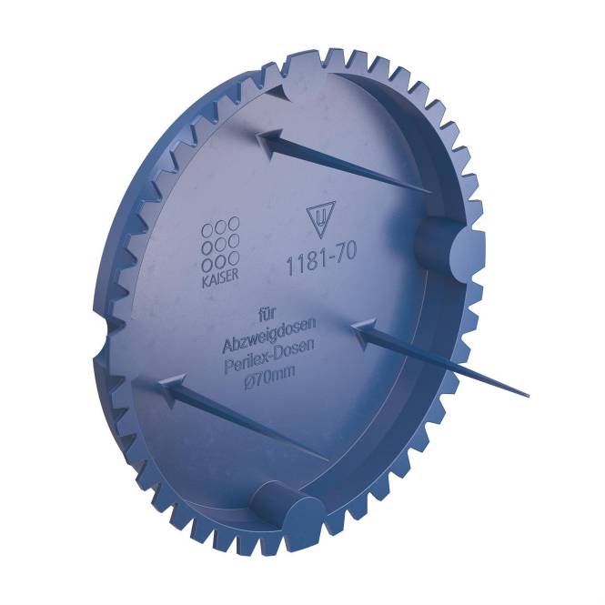 KAIS Signaldeckel 1181-70 70mm (Inhalt 25 Stück) Install.Baumaterial Verlegesys/Verbi.Mat