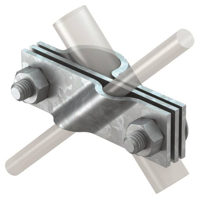 OBO 2760 20 FT Anschlussschelle f.Rund-und Flachleiter 20mm St 5001641 Install.Baumaterial