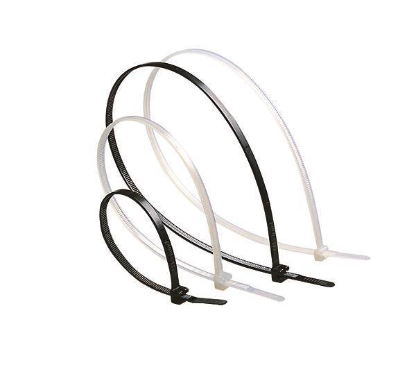 Legrand 032015 Kabelbinder Colring schwarz innenverzahnt 3,5x140mm UV-best. (Inhalt 100 Stück)