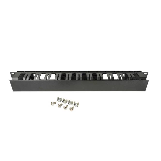 Televes Kabelführungspanel 19z 1HE UKF Frontabdeckung 533160 RAL 9005 Install.Baumaterial u Zubeh