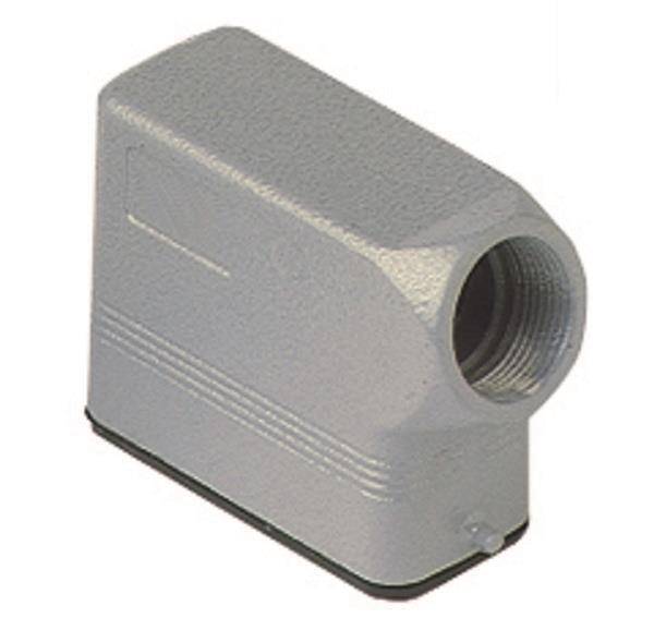 ILME Tüllengehäuse Gr.66.16 MZO 25 L20 Alu 2Bolzen 1xM20 seitlich Industriematerial Steckverbinder