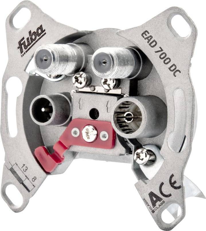 Fuba EAD 700 DC Universal-Enddose 4-Loch DC-Pass Frequenz:5-2200MHz Dämpfung:2dB Antennen