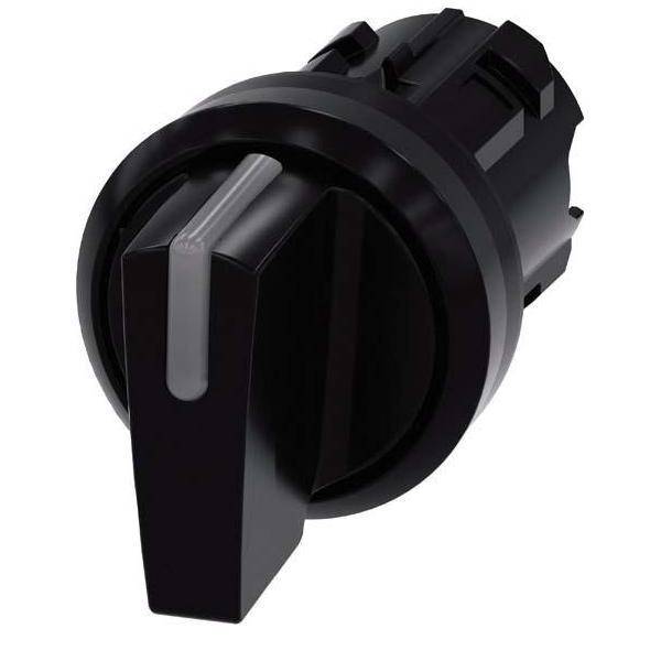 SIEM Knebelschalter, 3SU1002-2BL10-0AA0 beleuchtbar, 22mm, rund, Kunststoff, Industriematerial