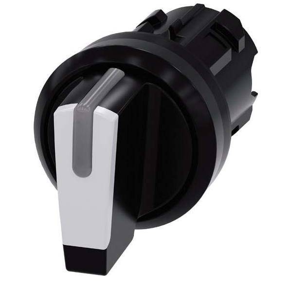 Siemens 3SU10022BL600AA0 Knebelschalter beleuchtbar 22mm rund schwarz wei Industriematerial