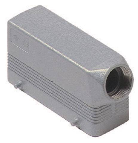 ILME Tüllengehäuse Gr.104.27 MHO 24.25 Alu 4Bolzen 1xM25 seitlich Industriematerial Steckverbinder