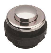 GRO Klingeltaster 62026 Protact 370 NI Messing vernickelt Install.Baumaterial Hauskomm/Batt/Sicher