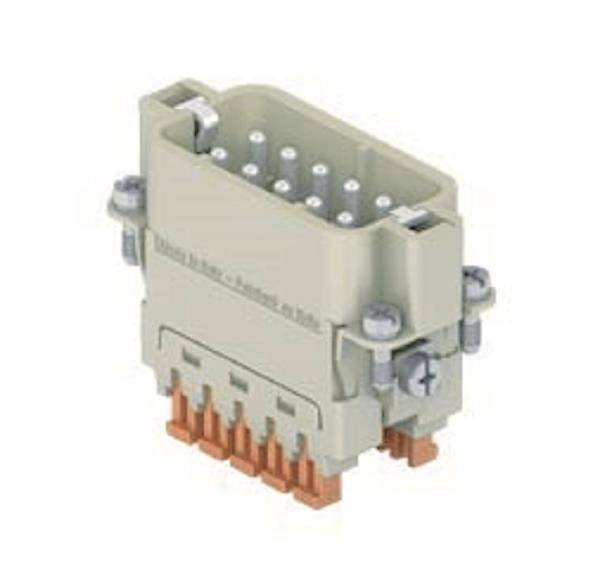 ILME Stifteinsatz Gr.49.16 CSAHM 10 10P+PE Silber SQUICH 16A 250V Industriematerial Steckverbinder