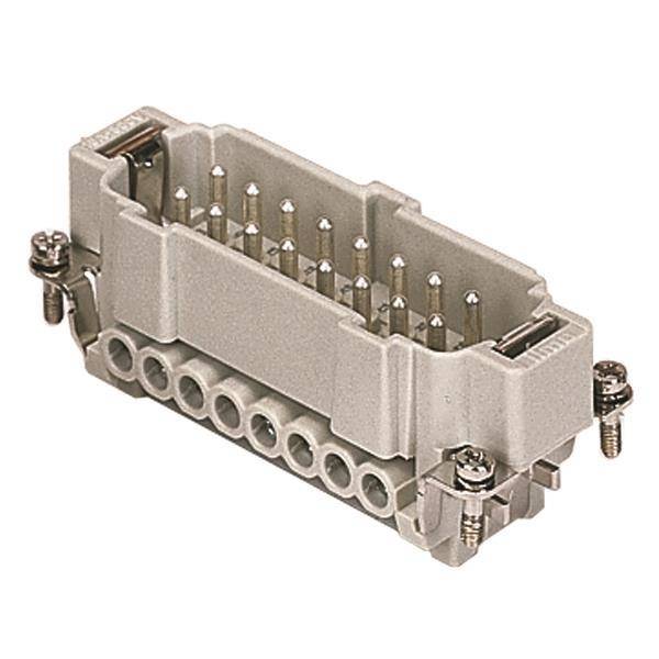 ILME Stifteinsatz Gr.77.27 CNEM 16 T 16P+PE Silber Schraubanschluss 16A 500V Industriematerial