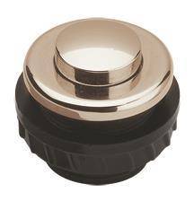 GRO Klingeltaster 62025 Protact 340 GO Messing vergoldet Install.Baumaterial Hauskomm/Batt/Sicher