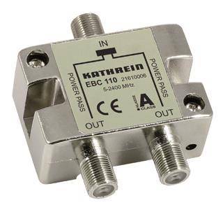 KATH F-Verteiler 2fach EBC 110 für Einkabel-Systeme Install.Baumaterial Antennen