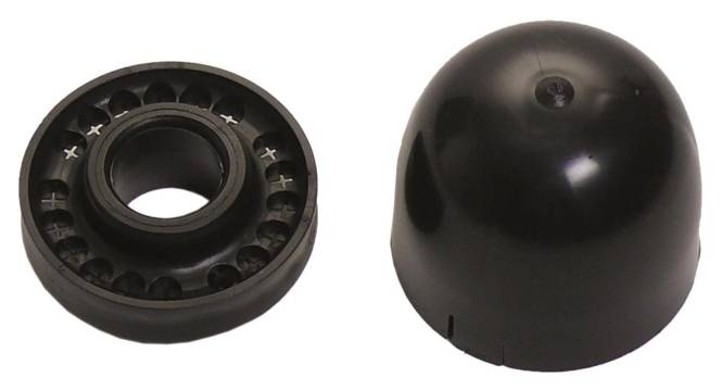 Televes Mastkappe mit MAKAP4850K Kabeleinführung für Mast 48-50mm Install.Baumaterial Antennen