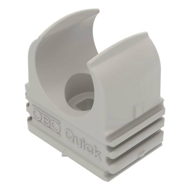 OBO 2955 M16 Quick-Schelle M16 PP lichtgrau RAL7035 2149004 (Inhalt 100 Stück) Install.Baumaterial