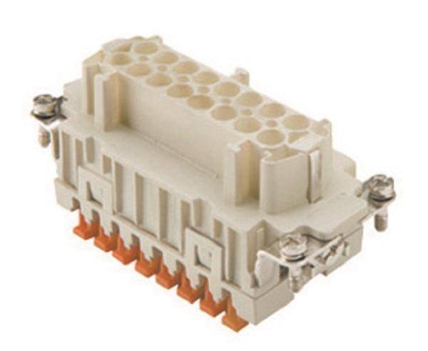 ILME Buchseneinsatz Gr.77.27 CSHF 16 16P+PE Silber SQUICH 16A 500V Industriematerial Steckverbinder