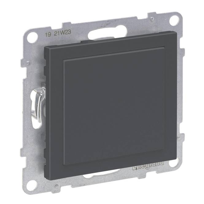 Legrand 765901 SEANO Blindabdeckung & Mosaic-Adapter in der Farbausführung Industriematerial