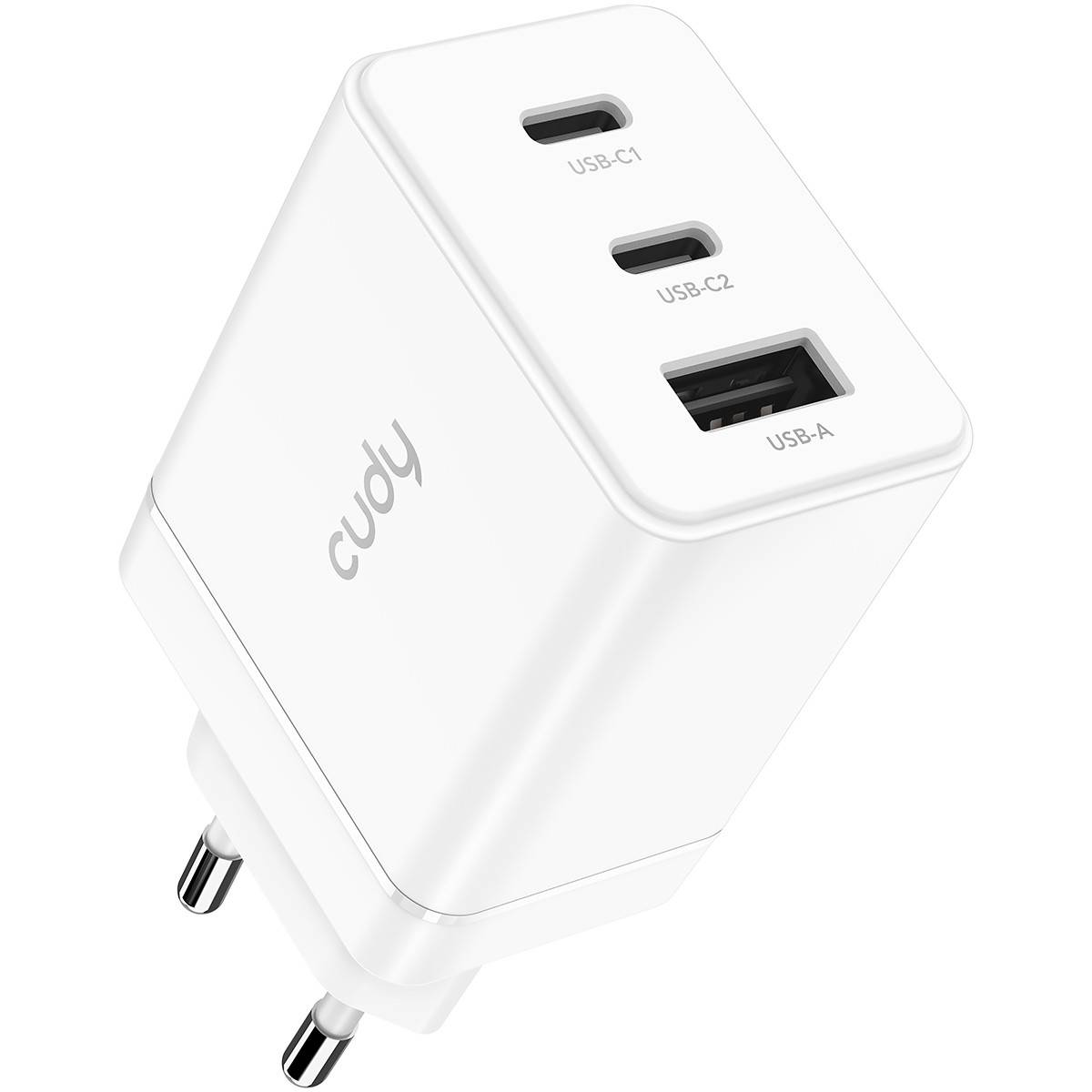 Cudy 3-Port 67W USB-C Charger with EU Plug Tablets & Smartphones Smartphone Zubehör