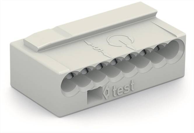 WAGO 243-308 MICRO-Verbindungsdosen- klemme,für eindrähtige Leiter,Ø 0,8 mm (Inhalt 50 Stück)