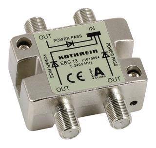 KATH F-Verteiler 3fach EBC 13 5-2400MHz Install.Baumaterial Antennen Antennen-Zub.allgem.