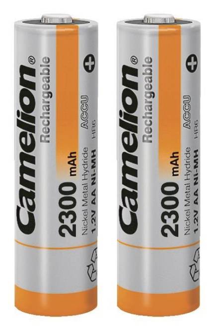 ABUS Ersatzakku FU2996 1,2 V AA 2300 mA 868 - 2erSet - Install.Baumaterial Hauskomm/Batt/Sicher