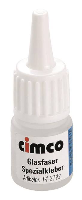 Cimco Glasfaser Spezialkleber 3g 142192 Install.Baumaterial Befestigungsmaterial