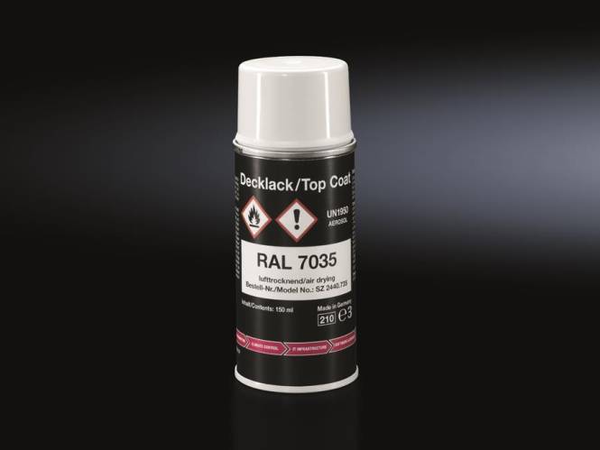 Eine Sprühdose mit der Bezeichnung „Decklack/Top Coat