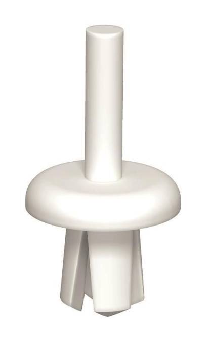 OBO KSN1 Spreizniet Gr. 1 Ø 4,5mm PP lichtgrau RAL7035 6178520 (Inhalt 100 Stück) Schaltschränke