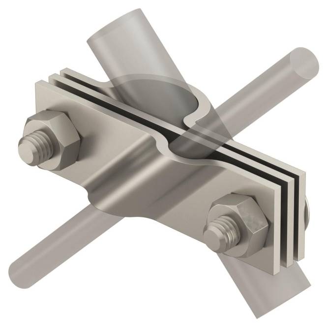 OBO 2760 20 V4A Anschlusslasche f.Runddraht 20mm A4 1.4404 5001633 Install.Baumaterial