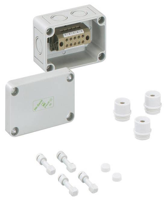 SPELS RKK4/05-5X4 Reihenklemmkasten 94x65x57mm Install.Baumaterial Verlegesys/Verbi.Mat Inst.Dosen