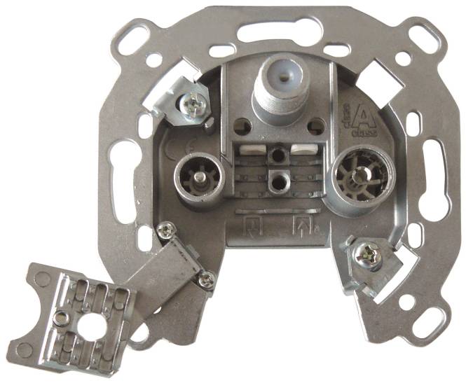 Televes Antennendose Durchgang KMD17ST BK-Multimedia-Durchgangsdose 17dB Install.Baumaterial