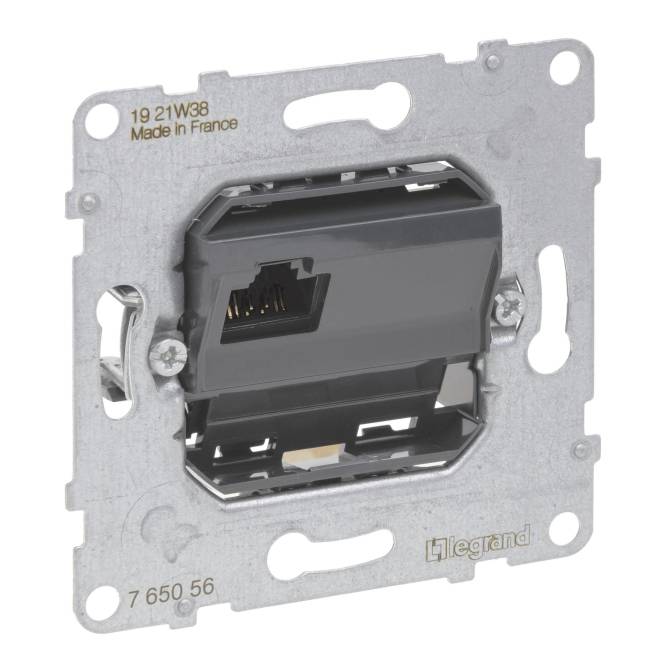 Legrand 765056 SEANO Einsatz Datendose RJ45 Kat.6 UTP ungeschirmt Install.Baumaterial Antennen