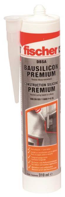 Fischer Bausilicon DBSA TP 310 ml 053090 transparent Install.Baumaterial Befestigungsmaterial