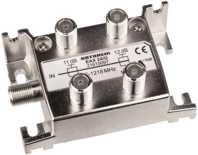 KATH Abzweiger 4-fach EAX 24/G 11/12dB 5-1218MHz 21610097 Install.Baumaterial Antennen