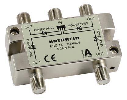 KATH F-Verteiler 4fach EBC 14 5-2400MHz Install.Baumaterial Antennen Antennen-Zub.allgem.
