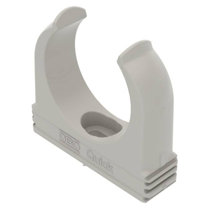 OBO 2955 M40 Quick-Schelle M40 PP lichtgrau RAL7035 2149028 (Inhalt 50 Stück) Install.Baumaterial