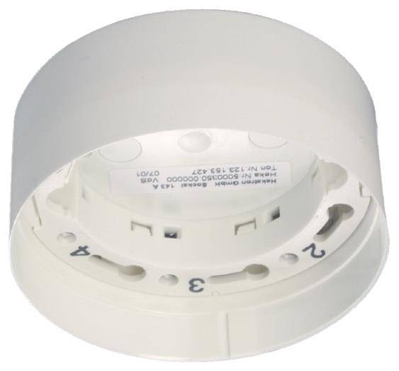 Hekatron 143A Montagesockel AP 5 000 350 für ORS 142 o. TDS 247 Ral 9010 IP42 Install.Baumaterial