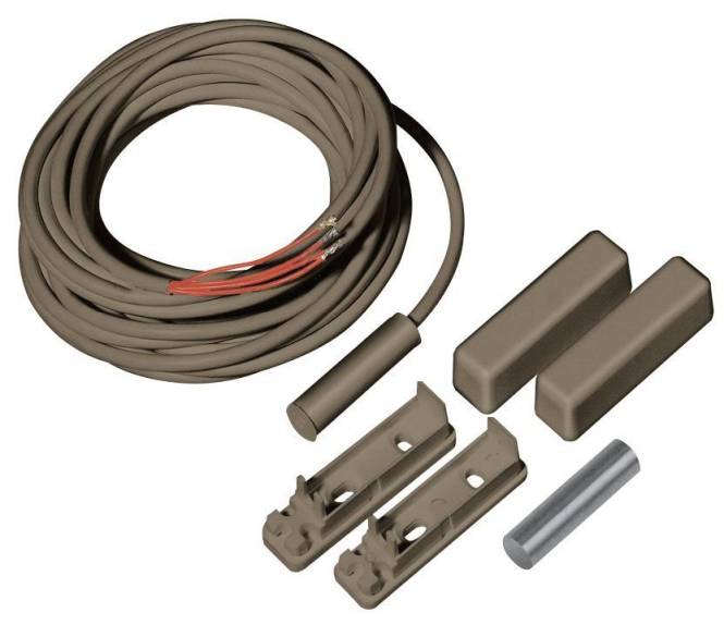 ABUS Ein-/Aufbau Öffnungsmelder MK1310B VdS-C braun 4m Magnetkontakt Install.Baumaterial