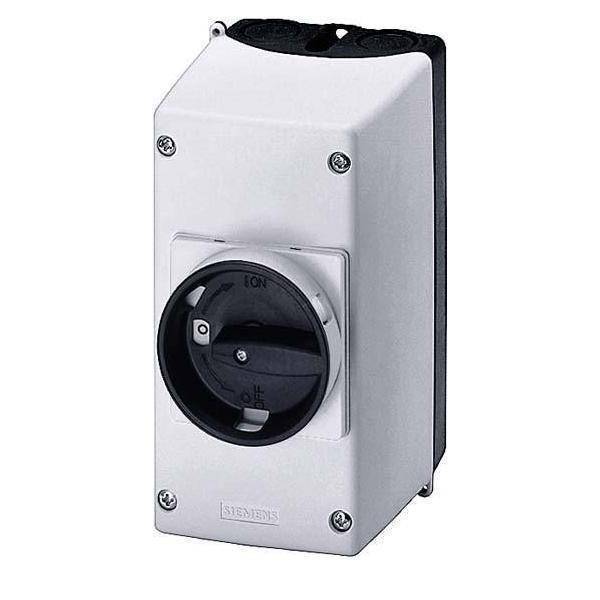 Siemens 3RV19231CA00 Isolierstoff- Aufbaugehäuse IP55 m.N-u.PE-Klemme 54mm Industriematerial