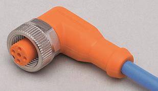 IFM Kabeldose abgewinkelt M12 5- ENC13A polig DC silikonfrei, lackverträglich Industriematerial
