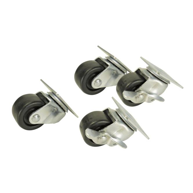 Televes Montageset Räder 4 Stk MSR-4R m.Schrauben 19z Rack 533171 Install.Baumaterial DNT-Schränke