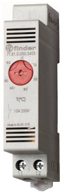 FIND Thermostat 7T.81.0.000.2403 f.Schaltschrank REG 17,5mm Industriematerial Schaltschränke