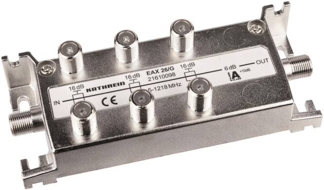 KATH Abzweiger 6-fach EAX 26/G 15,5/15dB 5-1218MHz 21610098 Install.Baumaterial Antennen