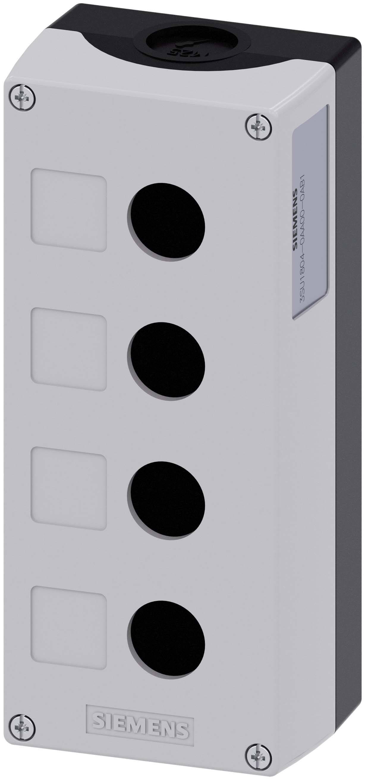 Siemens 3SU18040AA000AB1 Gehäuse f.Befehlsgeräte 22mm rund Industriematerial Ind-Schaltgeraete