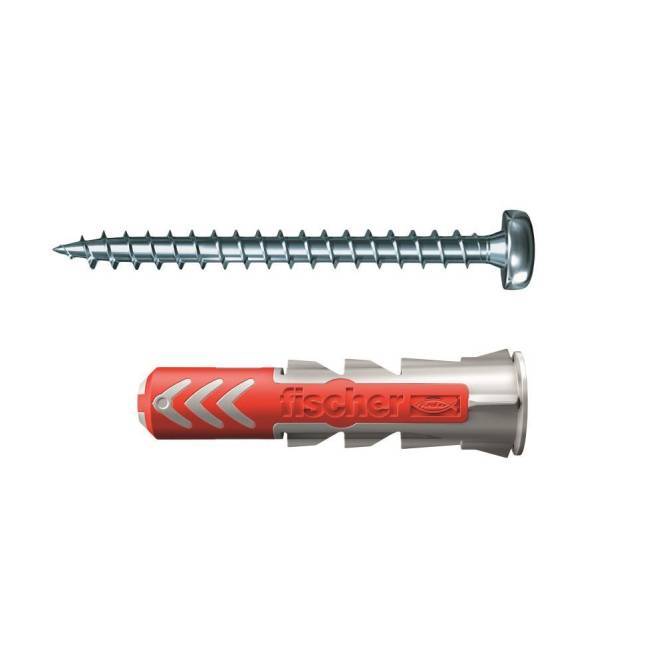 Fischer DUOPOWER 6x30 S PH TX 545838 (Inhalt 100 Stück) Install.Baumaterial Befestigungsmaterial